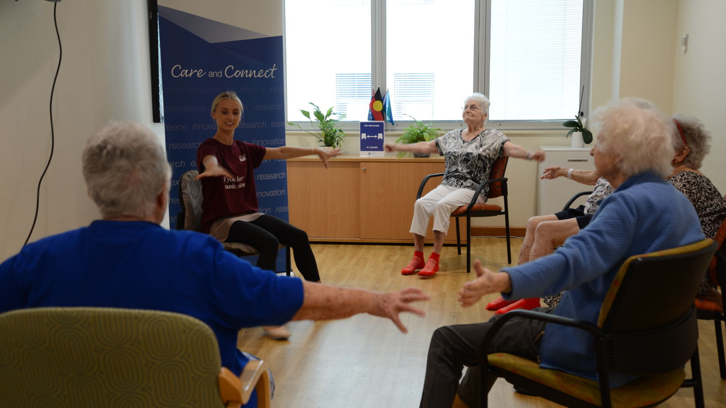 Queensland Ballet brings the joy of dance to the patients and residents at St Vincent’s 