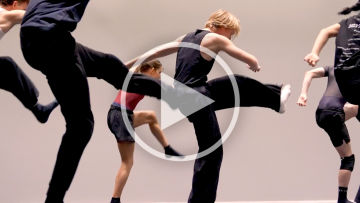 Rehearsals for Jack Lister's upcoming piece