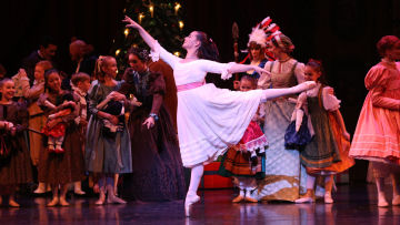 Teri Crilly performs as Clara in the first season of Ben Stevenson's The Nutcracker in 2013. Photo David Kelly